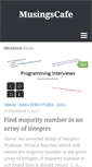 Mobile Screenshot of musingscafe.com